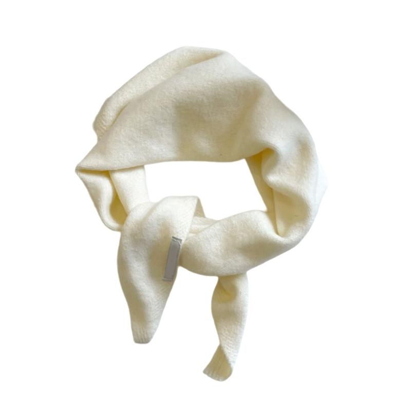 Multiple Functional Winter Scarf For Women Soft Weave Trilateral Plan Thin Fashion Addition For Cold Weather