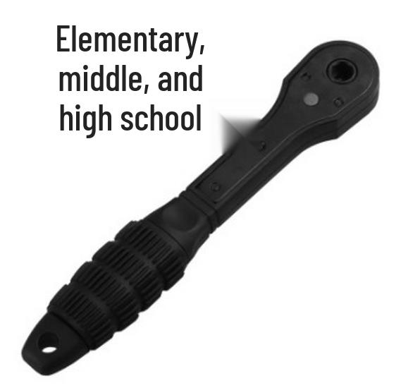 Labor-saving Dual-purpose Ratchet Drill Chuck Key Wrench (12.7mm & 17.5mm)