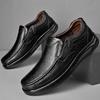Leisure Walk Soft Men Casual Shoes Mens Loafers Genuine Leather Moccasins Slip On Flats New Arrival Man Driving Footwear