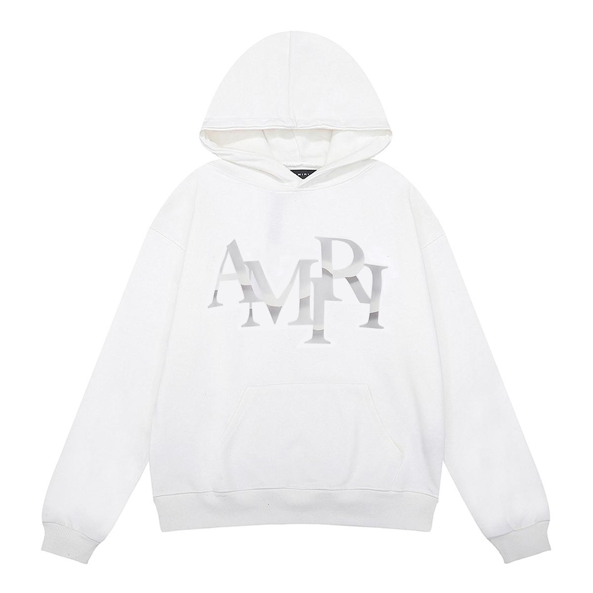 

Amiri Camouflage Logo Printing Spring and Autumn Loose Plus Size Thin High-quality Cotton Hooded Couple Hoodie XL