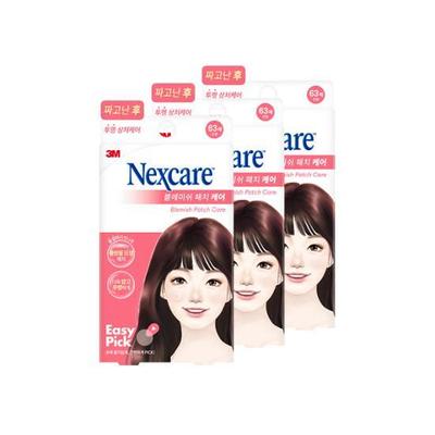 Easy Pick Blemish Patch 63 Blätter * 3 Packungen (Wählen Sie 1 Linderung/Pflege)