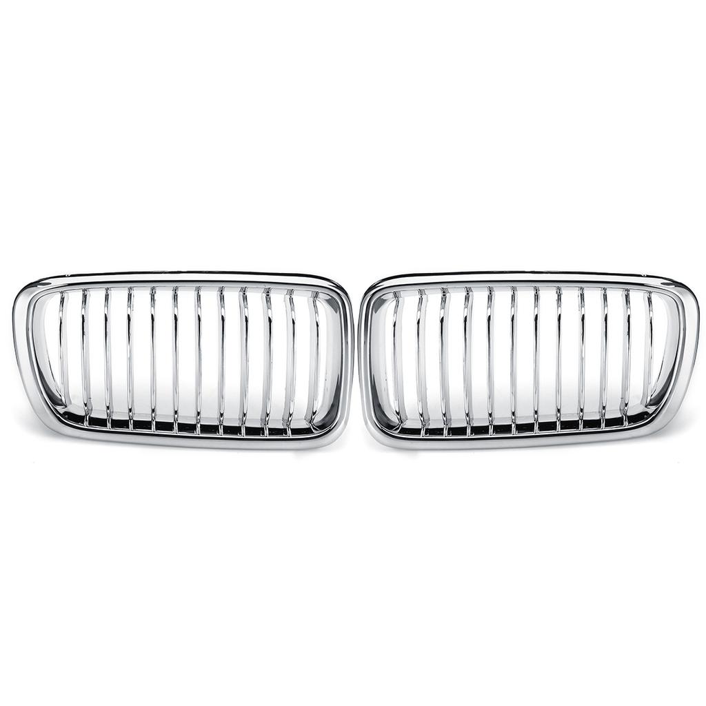 Front Hood Kidney Grille Bumper Single Slat Grill Grille For BMW 7-Series E38 730IL 735I 728I 750I Sedan 1999-2001 Front Kidney