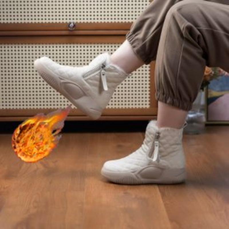 The New Style of Snow Boots and Women's Shoes Features A Short Leg with A Sponge Sole That Is Waterproof and Anti-slip