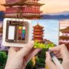 Mini Pocket Watercolor Palette 8/15 Compartment Portable Artist Paint Tray With Clip For Outdoor Sketch Painting