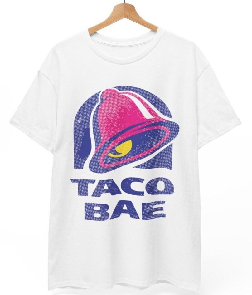 

Taco Bae Parody T Shirt Meme Gift Funny Tee Vintage Style Unisex tee 2XL