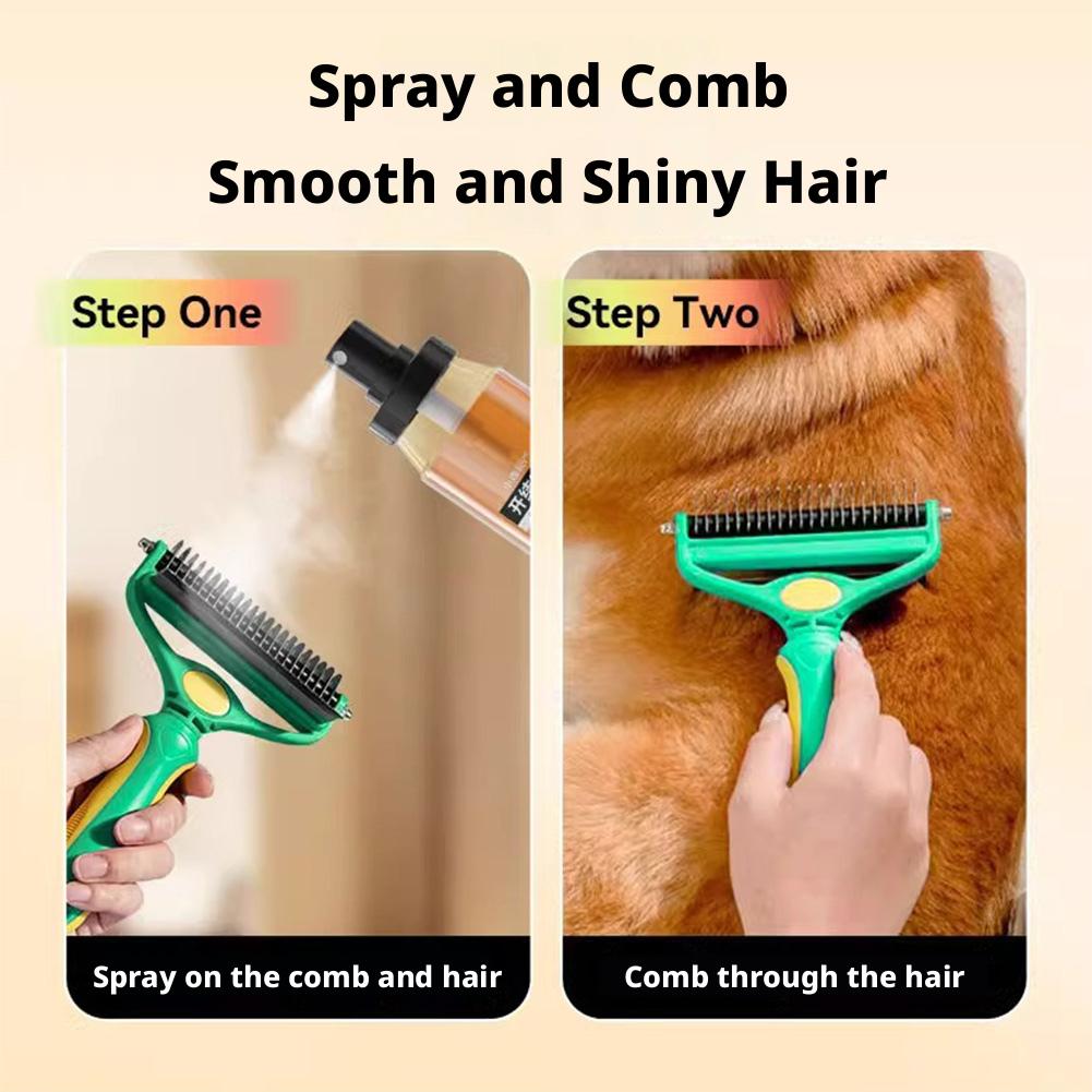 120ml Pet Hair Detangler Spray Anti-Static De-matting Knot Remover Leave-In Conditioner For Dogs Cats Grooming 4