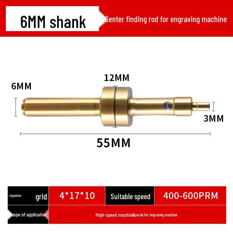 High-Precision Non-Magnetic Ceramic Optical CNC Edge Finder Tool