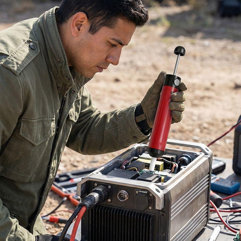 Powerful Suction Solder Sucker Pen Plastic Shell Hand Welding Tools  Home Appliance Repair