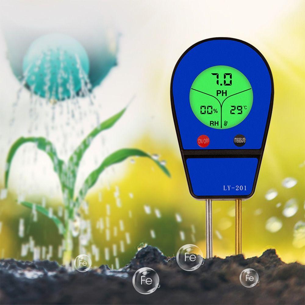 Dry Wet Monitoring Plant Moisture Tester No Battery Hygrometer Dial  Gardening Tool