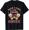 Solo una Ragazza Che Ama il Caffè Freddo Cold Brew Citazione Carina Regalo T-Shirt Unisex