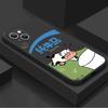 Funny Cartoon Masked Circle Pure Cow Horse Suitable for Apple 17 Mobile Phone Case 16promax Fun 11 Soft Case All-inclusive 15pm