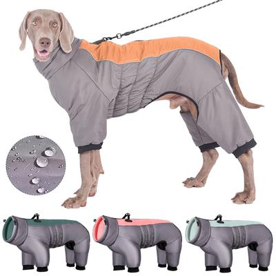Grote hondenoverall Waterdichte hondenkleding voor middelgrote grote honden Winter Onesie huisdier jumpsuit Franse Bulldog jas Labrador kostuum