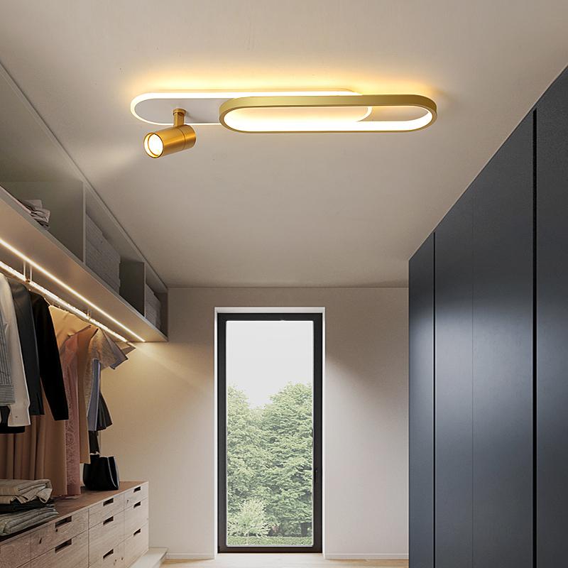 Modern Minimalist LED Ceiling Lamp with Spotlights Indoor Home Living Room Dining Room Bedroom Decorative Lighting