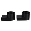 2 pièces Bouche d'aération de chauffage pour camping-car Déflecteur d'air 90 degrés 55 mm Remplacement pour chauffage de camping-car Truma Distribution d'air améliorée