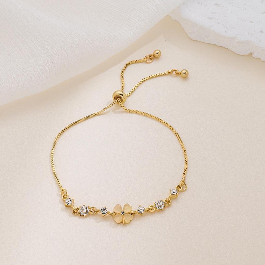 Elegant Crystal Zircon Adjustable Fashion Bracelet