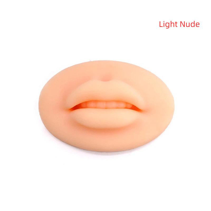 Tattoo Practice Skin 5D Lip Practice Silicone Skin Microblading Supplies For Permanent Makeup Lip Blush Training