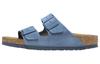 Arizona Soft Footbed Suede Slide Slippers Unisex Blue 1027692