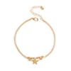 Anklets Layered Beach Beaded Stylish Ankle Foot Hanging Universal Jewelry Accessories Star Bracelets Pendent for Girls
