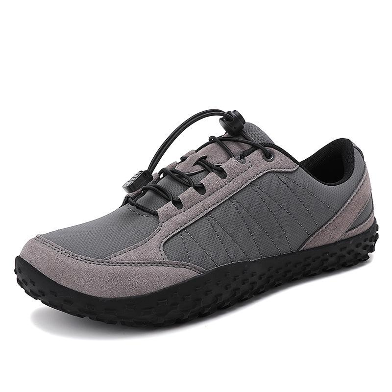 

Men s and women s wear-resistant, non-slip and breathable sports and leisure hiking shoes, wide-headed shoes, couple indoor fitness shoes 48 серый
