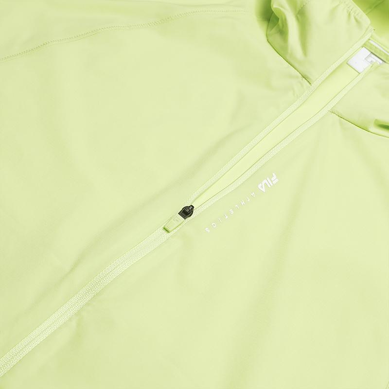 FILA Fitness Fashion Casual Sports Training Versatile Woven Hooded Jacket Men jackets Green A11M621712FLG