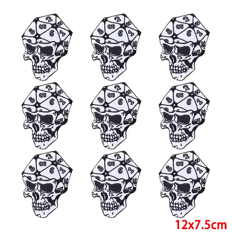 10 Pcs/lot Wholesale Embroidery Patch Iron On Patches For Clothing Patches On Clothes Jackets Decor Applique Sew Supplies