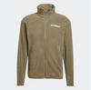 Куртка Adidas Terrex Fleece jacket MT ESS FZ FL зеленая