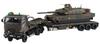 Aoshima Bunka Kyozai Military Model Kit Series Japan Ground Force Type 10 Tank with Type 73 Plastic Model 1/72 No. 16 Self-Defense Extra-Large