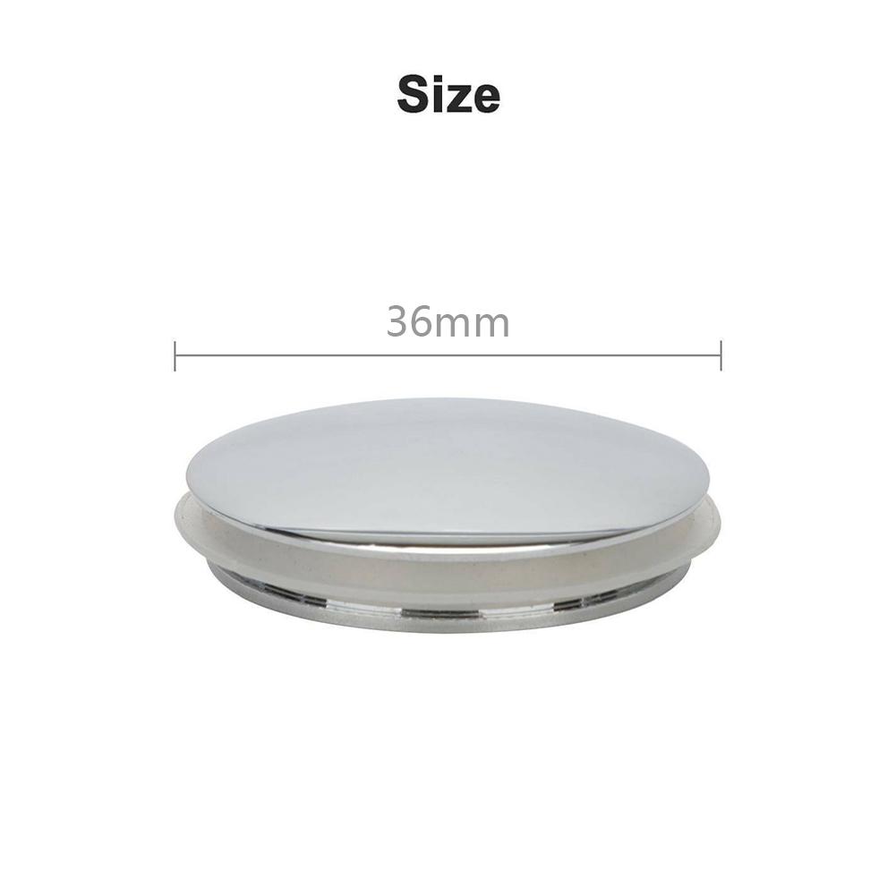36mm Ersatz-Waschbecken-Stöpsel Kappe Einfach Pop-Up Click Clack Chrom-Stöpsel