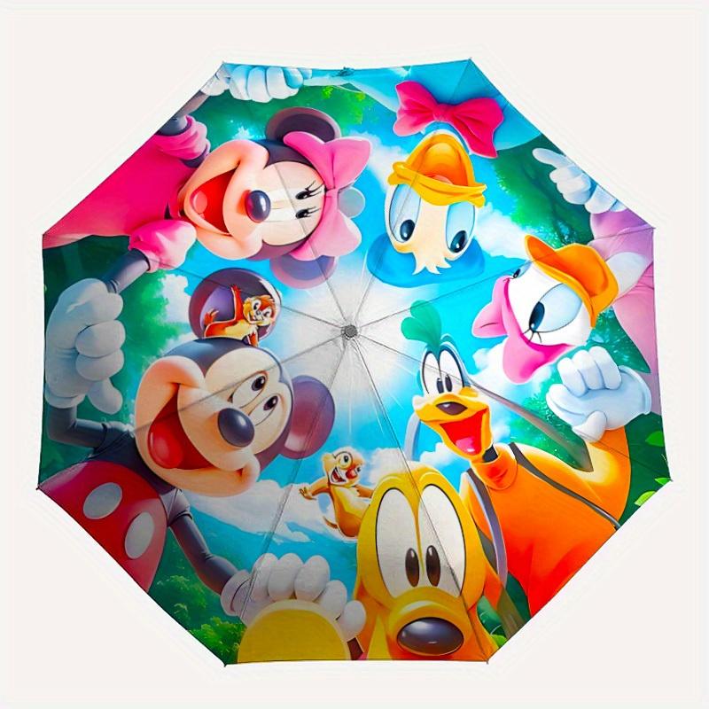 

1pc Mickey, Minnie Automatic Open/close, All-Season Portable Folding Umbrella, Perfect Gift for Friends , Sturdy Ribs y250808047