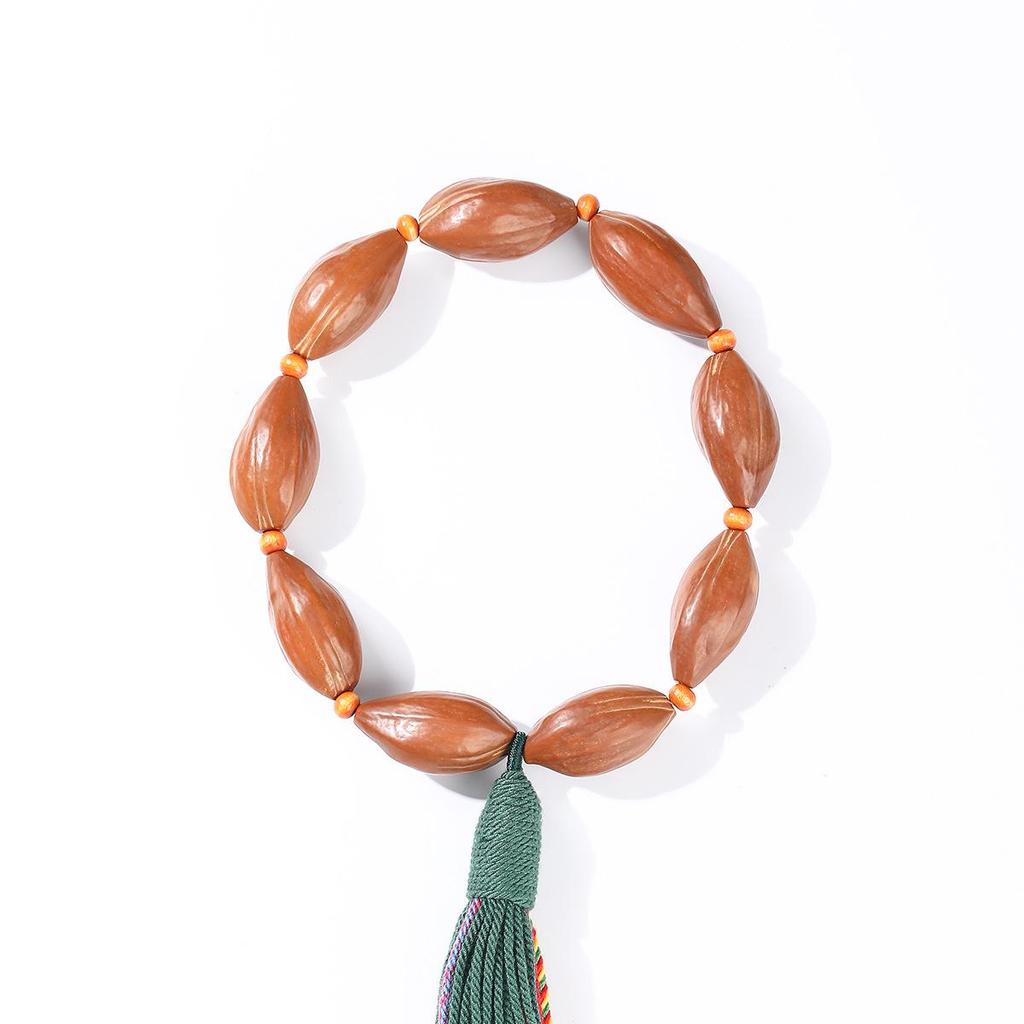 Olive Pit Handheld Plaything: Buddha Beads Rosary Jewelry Bracelet for Men & Women