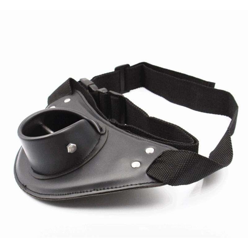 Fishing Belt Rod Holder Adjustable PU Leather Fishing Fighting Belt Rod Holder for Saltwater/Freshwater Fishing