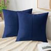 Einfarbiges Kissenbezug aus Samt mit Kreuzmuster Heimdekoration Kissenbezug Modern Schlicht Kissenkissen