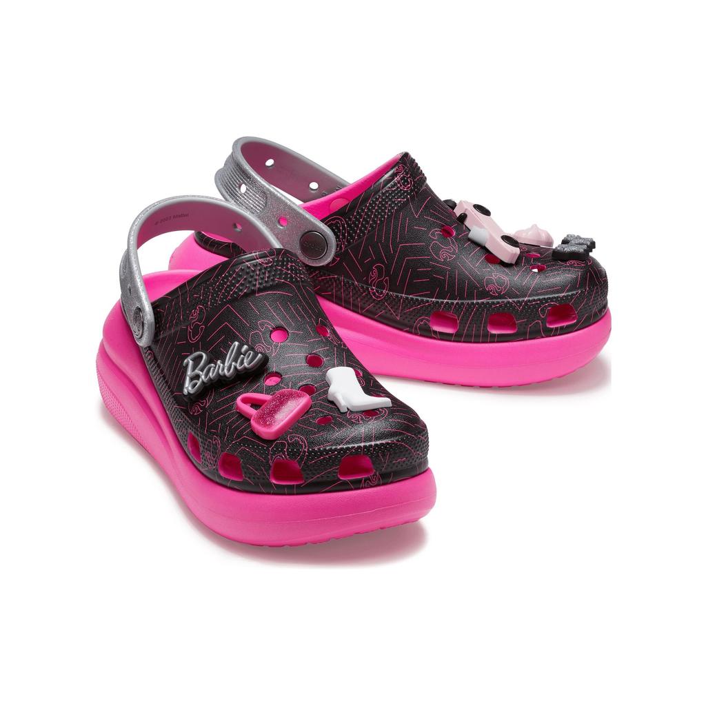 Barbie X Crocs Crush Clog Black Pink Men Sneakers 208819-001