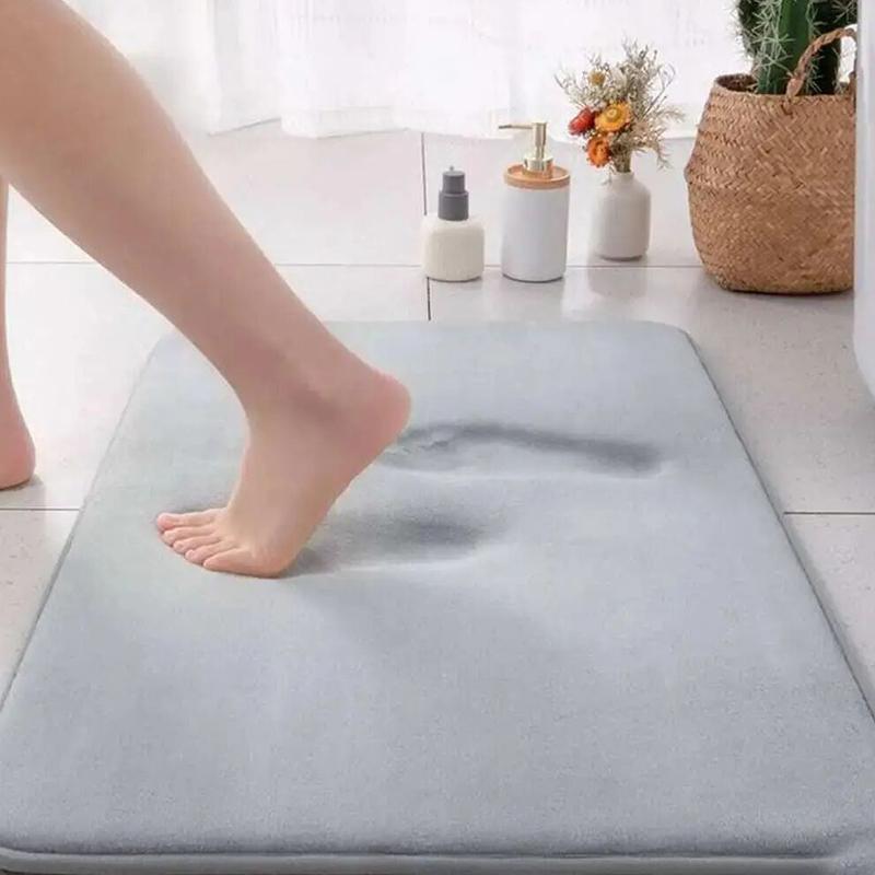 1pc-Anti Slip Carpet, Comfortable Memory Buffered Bathroom Floor Mat, Suitable for Use At Home Room Entrances, Home Decoration