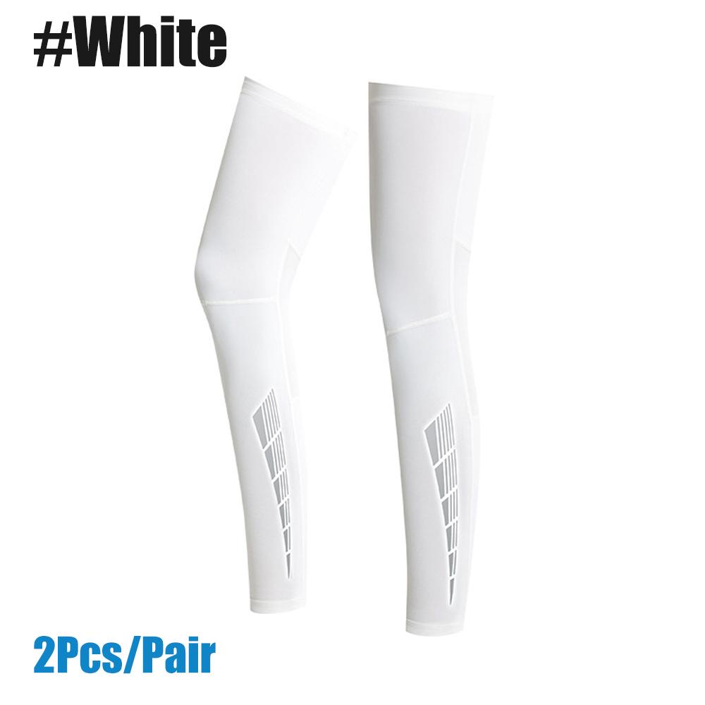 1Pair Compression Leg Sleeves - Full Legs Compression Sleeve For Men & Women, Uv Leg Sleeves - Cycling Legwarmers Sports Cycling L
