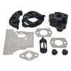 1set Intake Manifold Carburetor Flange Gasket For Stihl FS75 FS80 FS85 Fuel Filter Line Hose Grommet Set Grass Trimmer
