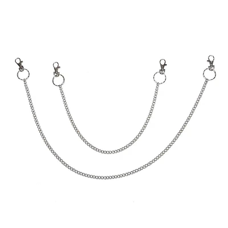 1Pcs Punk Hiphop Trendy Belt Waist Chain Pants Chain Jeans Punk Metal Trousers Chains