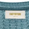 FACTOTUM made in Japan By color Kurzarmpullover 36 Blau Strick Herren Gebraucht
