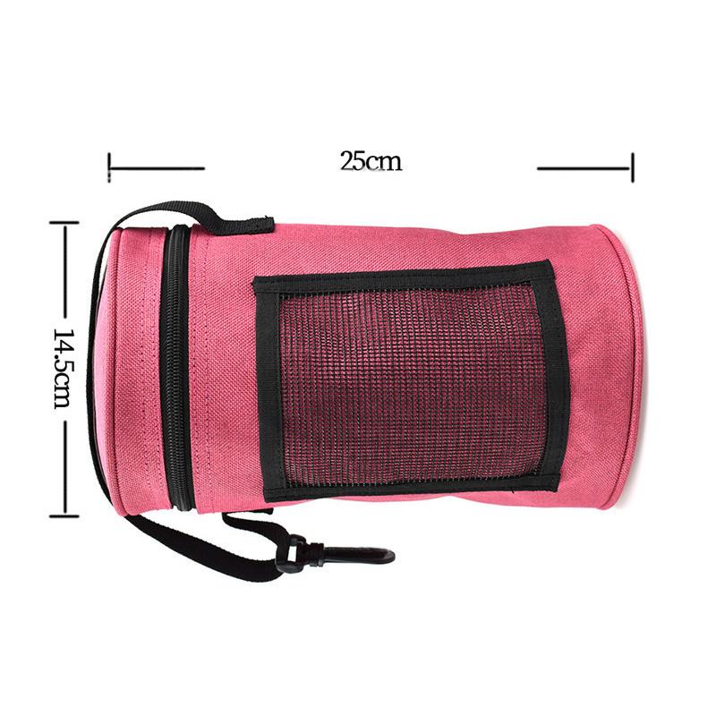 Oxford Cloth Knitting Needles Crochet Tool Wool Storage Bag Tote Organizer Drum Bag Wool Storage Case Crochet Yarn Storage