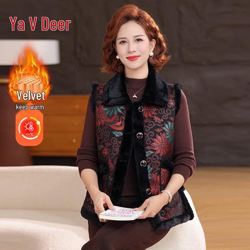 

Yalu Women s Warm Fleece Vest for Autumn/Winter 3XL