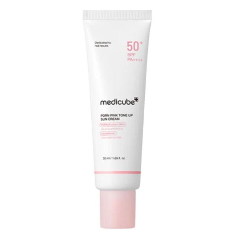Солнцезащитный крем Medicube PDRN Pink Tone-Up SPF50+/PA++++ 50 мл – Осветляющая УФ-защита