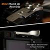 Haoge Metal Thumb-Up Grip for Sony A7CII, a7CR, Camera Accessory Silver Hot Shoe Rest Hand THB-S7CR-S
