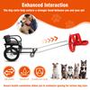 40-60KG Double Brake Dog-Pulling Stroller for Owners To Take Pets To Shopping Dog Trailer Pets Pulling Person Cart with Seat