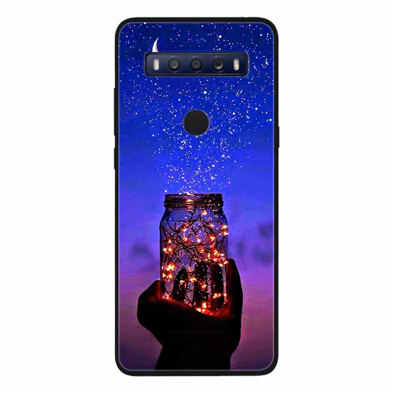 Para TCL 10 SE Funda Suave de Silicona Fresca y Moderna Para TCL 10SE T766U T766H Tapa Trasera TCL10SE TPU Protectora para Teléfono Fundas