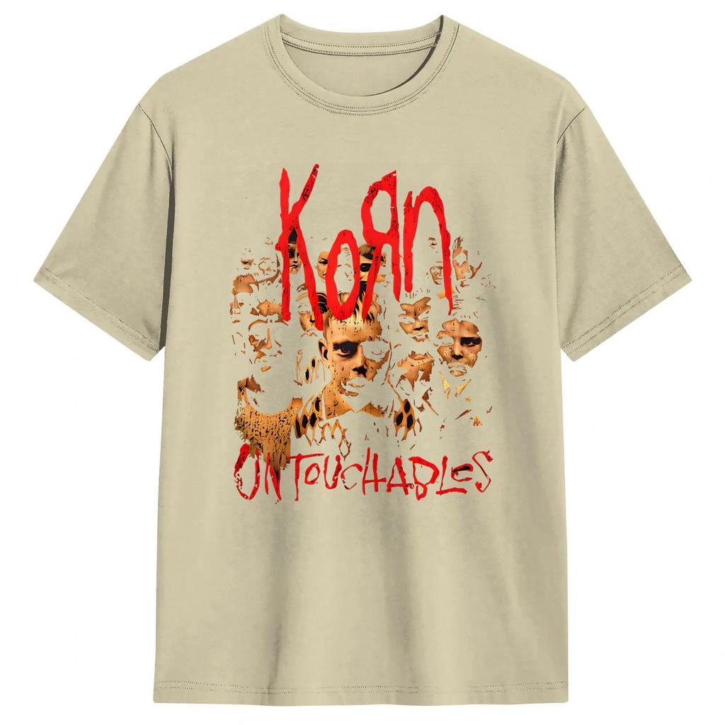 NuMetal Band Korn Issues 2026 Music Pure Cotton T Shirt For Unisex Summer Classic TShirts ONeck Hippie Tees Oversize Design