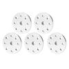 5Pcs Servo Horn Aluminum Alloy High Strength Light Duty Four M4 Threaded Holes 24 Tooth Spline Hub