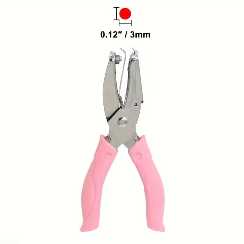 Söt enkelhålslagare Scrapbooking Pappershålslagare Kawaii Stjärna Hjärta Cirkel Hålslagare Diy Hantverk Formskärare Perforator