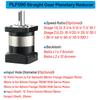 Nema23 Nema34 Planetary Gearbox Step-down Gearbox Motor Reducer Less 7 Arcmin for Stepper Motor 60/80/90 400W 750W Servo