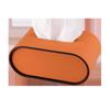 Luxury Leather Oval Tissue Box for Living Room or Bedroom Decor