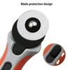 45mm Patchwork Roller Wheel Round Knife Tailor Cutter Rolling Cutter Safety Slide